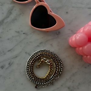 9mm Two-Tone Chain Necklace